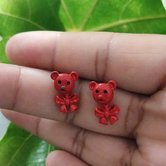 Cute Red Stud Earrings 🍒 - Picture 3 of 3